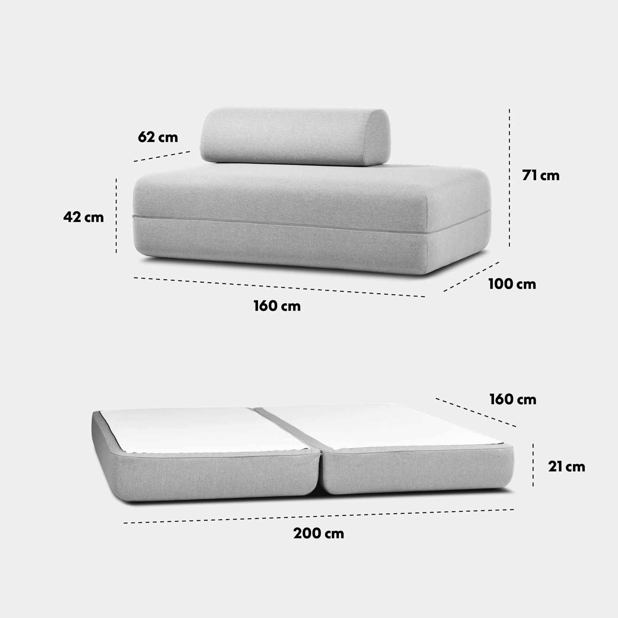 Sofa Bed – Queen Size | KHOY Company